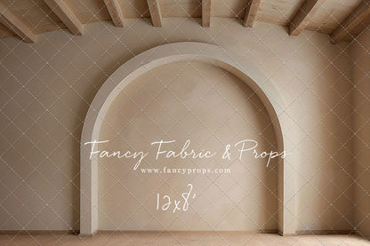 Beige Elegant Arch - Wood Floor - With Sweep Option