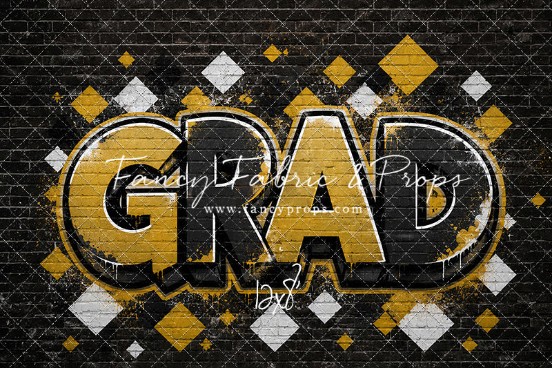 Black & Gold Grad - With Sweep Option