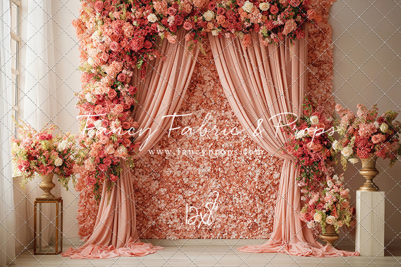 Blooming Flower Wall - With Sweep Option