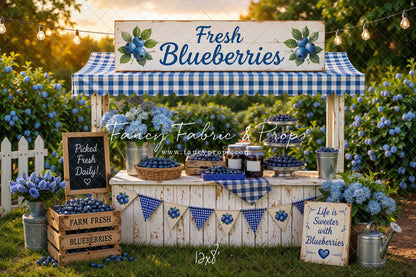 Blueberry Patch Market - With Sweep Option
