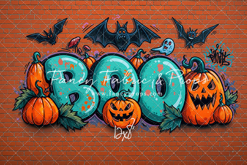 Boo Crew Graffiti Wall - With Sweep Option