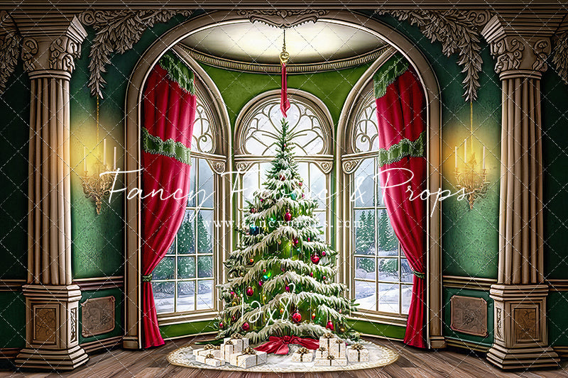 Cathedral Christmas - Wood Floor Option - with Sweep Option