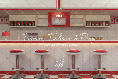 Cherry Cream Diner - With Sweep Option