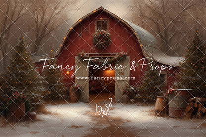 Christmas Barn Glow - with Sweep Option