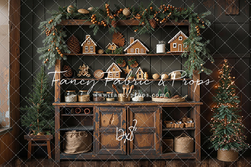 Christmas Kitchen Charm - With Sweep Option