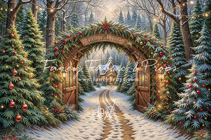 Christmas Path To Home - with Sweep Option