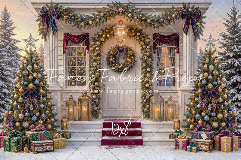 Christmas Plum Home - With Sweep Option