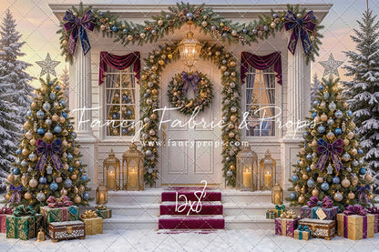 Christmas Plum Home - With Sweep Option