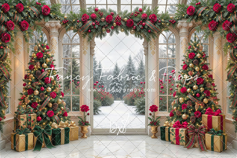 Christmas Rose Gala - with Sweep Option