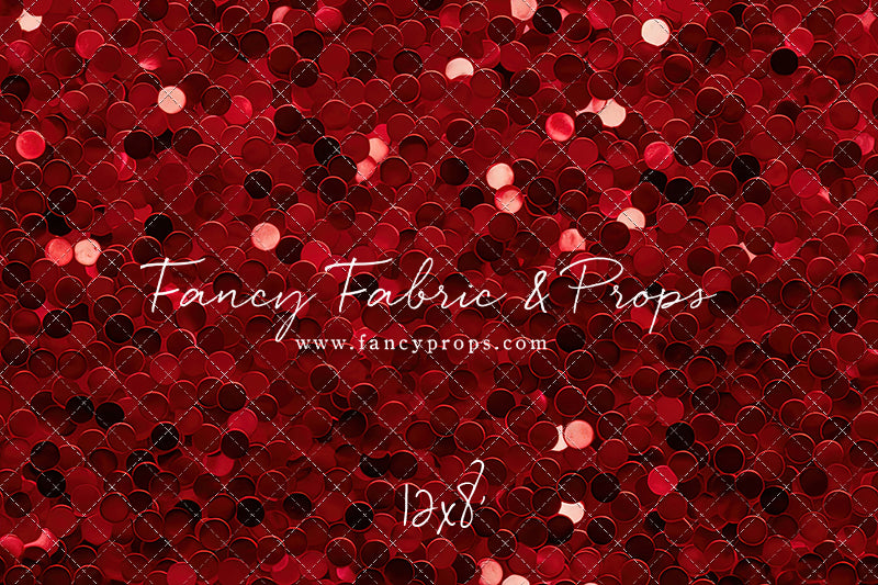 Chunky Red Sequins