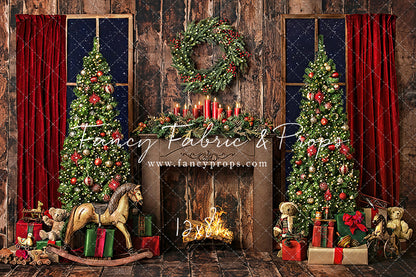 Classic Christmas Fireplace