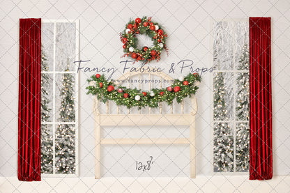 Classic Christmas Headboard