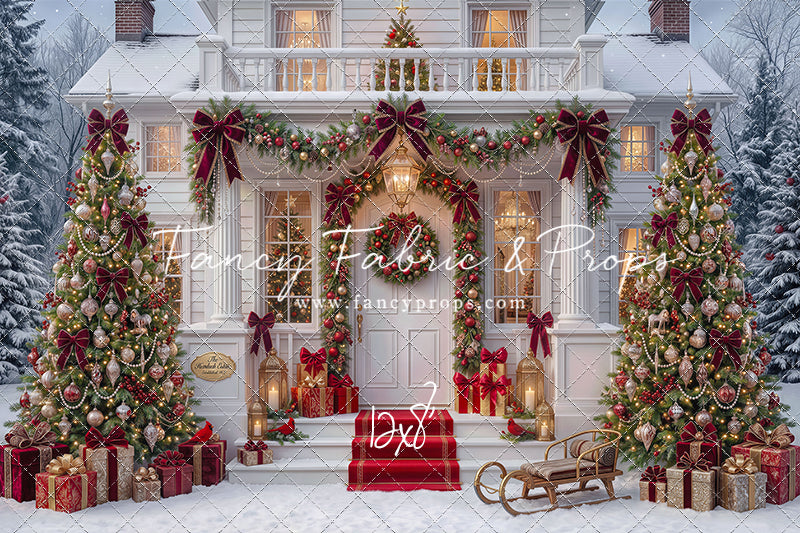 Classic Christmas House - With Sweep Option