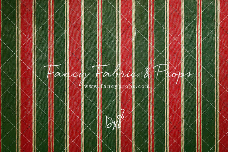 Classic Christmas Stripe - With Sweep Option