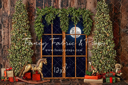 Classic Rustic Window With Trees