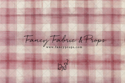 Cranberry Plaid - With Sweep Option