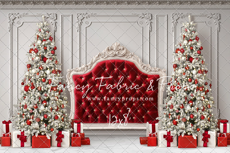 Crimson Christmas Headboard