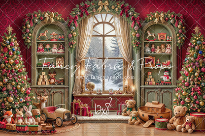 Darling Damask Christmas - with Sweep Option