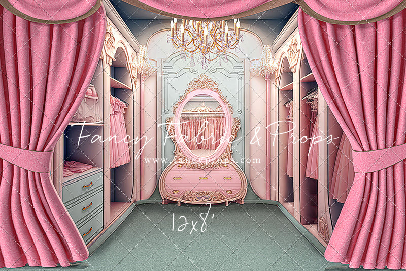 Elegant Armoire - Sage Floor Option - With Sweep Option