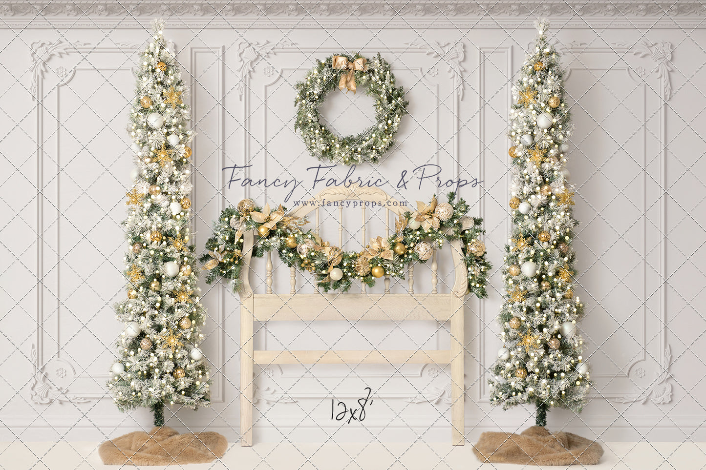 Elegant Gold Headboard