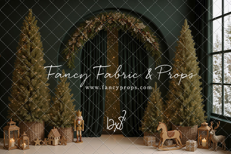 Emerald Christmas Arch - With Sweep Option