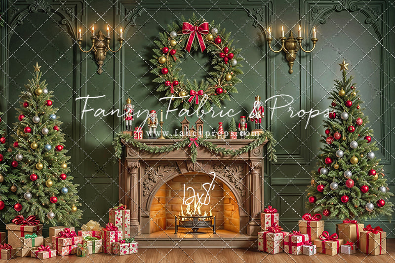 Emerald Christmas Room - with Sweep Option