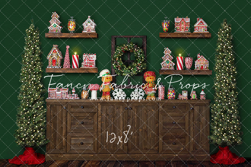 Evergreen Gingerbread Baking Kitchen