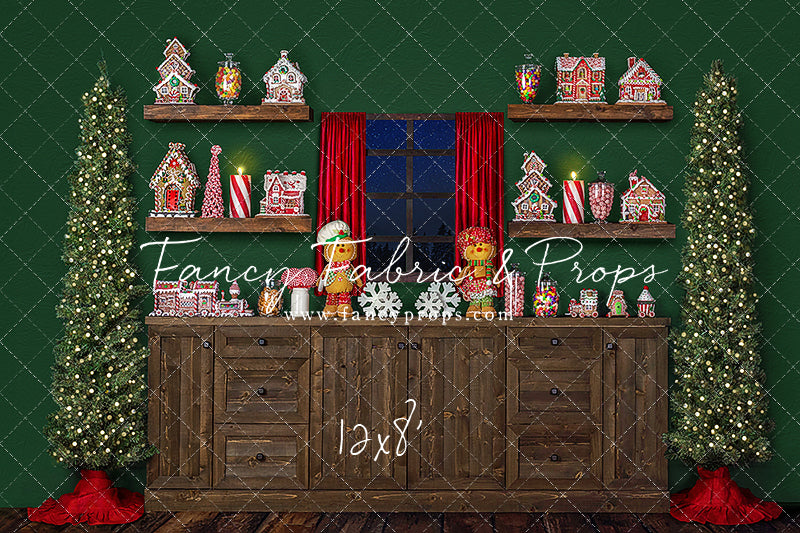 Evergreen Gingerbread Kitchen With A View