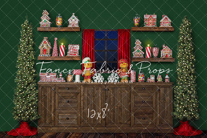 Evergreen Gingerbread Kitchen With A View