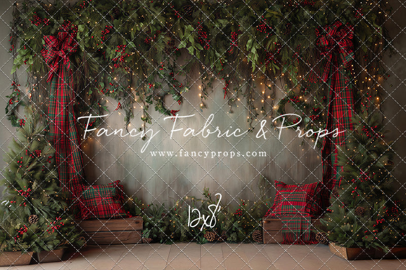 Evergreen Tartan Nook - With Sweep Option