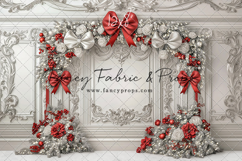 Fancy Red & White Wall - with Sweep Option