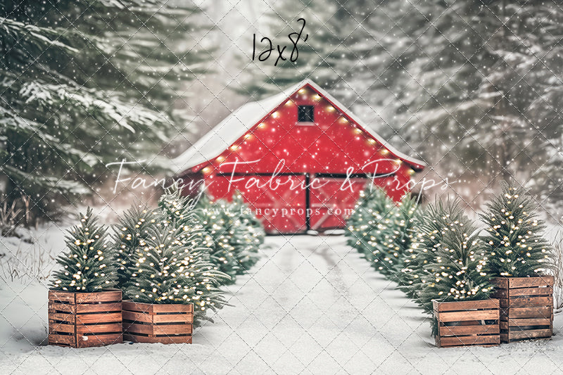 Festive Pickup Truck Farm - with Sweep Option