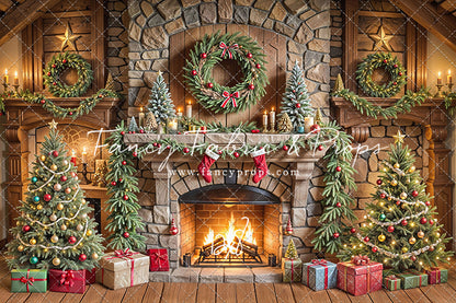 Fireside Christmas Magic - with Sweep Option