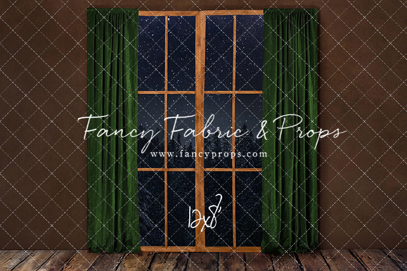 Fireside Evergreen Window