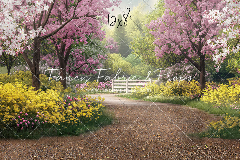 Flowering Spring Path - With Sweep Option
