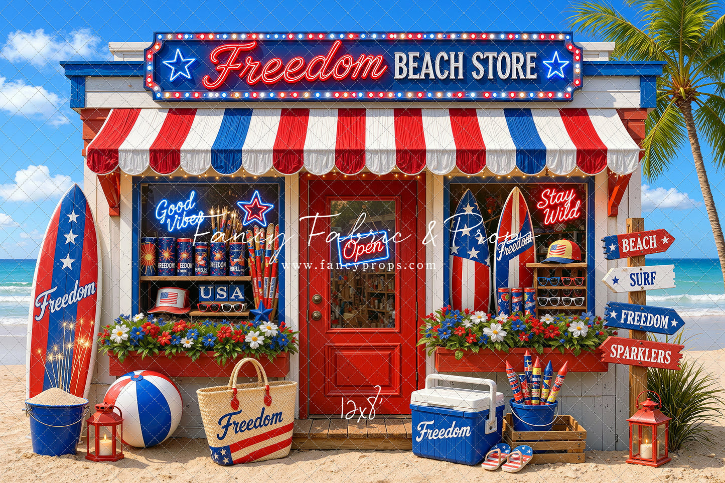 Freedom Beach Shoppe - With Sweep Option