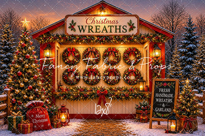 Freshly Made Wreath Station - with Sweep Option