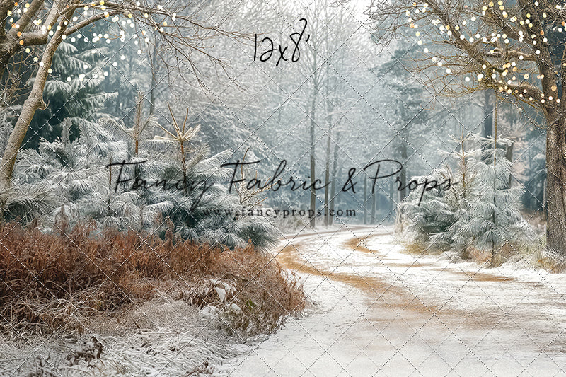 Frosted Country Path - with Sweep Option