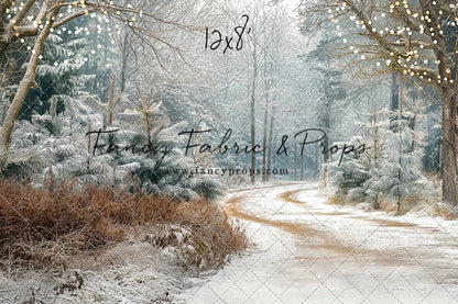 Frosted Country Path - with Sweep Option