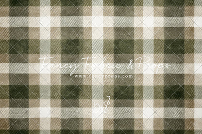 Frosted Pine Plaid - With Sweep Option