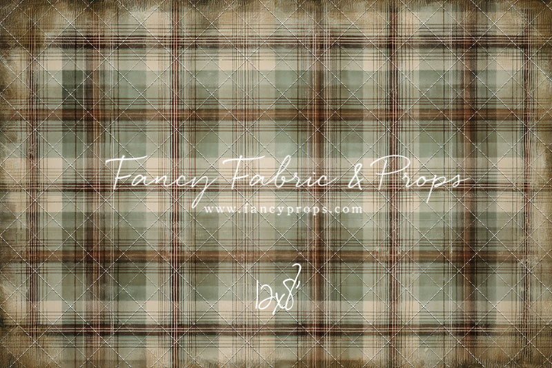 Frosted Plaid Spruce - With Sweep Option