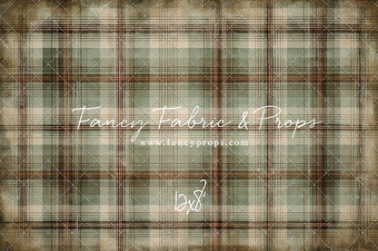 Frosted Plaid Spruce - With Sweep Option