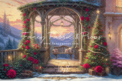Frosty Rose Pavilion - with Sweep Option
