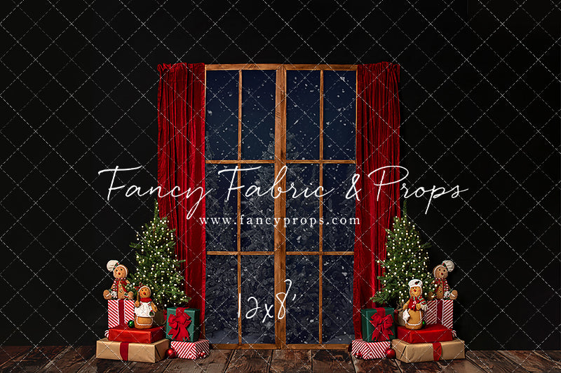 Gingerbread Mantle Window