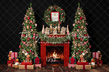 Gingerbread Mantle - Room