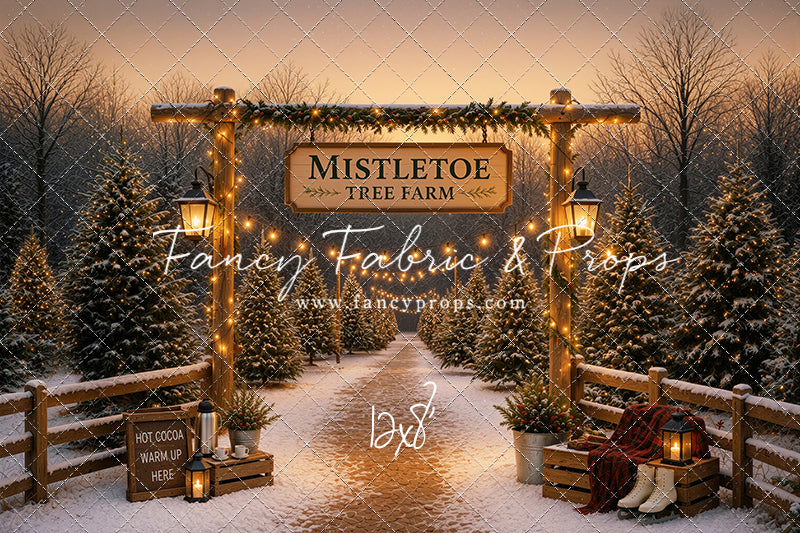 Golden Glow Christmas Farm - with Sweep Option