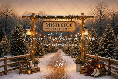 Golden Glow Christmas Farm - with Sweep Option