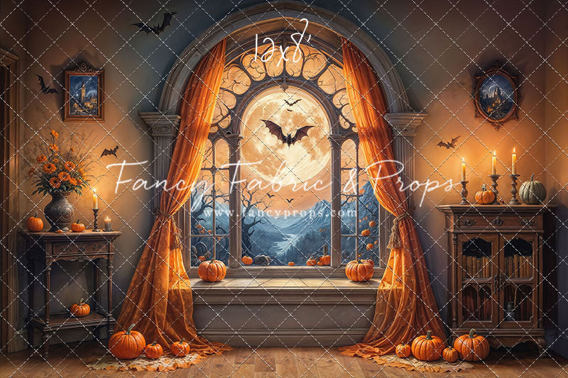 Gothic Moonlit Window - With Sweep Option