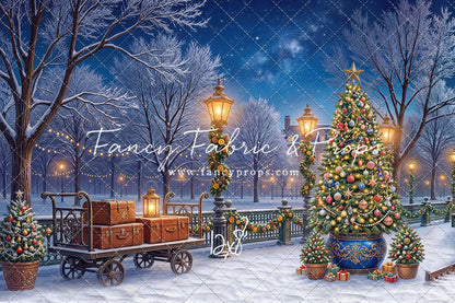 Holiday Train Station - With Sweep Option