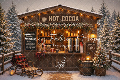 Hot Cocoa Holiday Hut - With Sweep Option